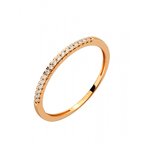 Золотое кольцо с бриллиантами (01-200547250) фотография