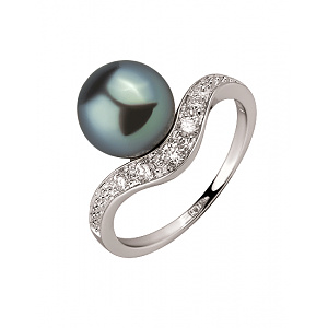 Золотое  кольцо с бриллиантами (01-200581650) фотография