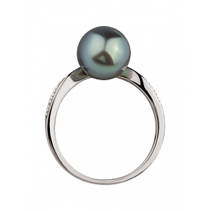 Золотое  кольцо с бриллиантами (01-200581650) фотография