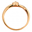 Золота каблучка з діамантом 01-200590050 фотографія 2