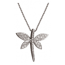 Золотое  колье с бриллиантами (01-200606450)