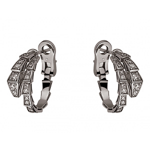 Золоті сережки з діамантами (01-200616850) фотографія