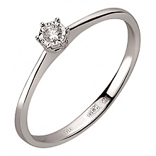 Золота каблучка з діамантом (01-200807550)