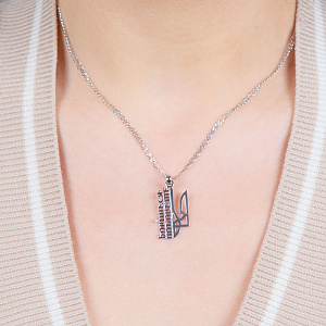 Золотой кулон с бриллиантом (2б_п-253) фотография