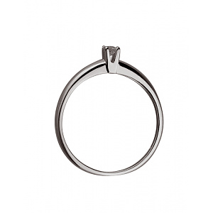 Золота каблучка з діамантом (01-200202551) фотографія