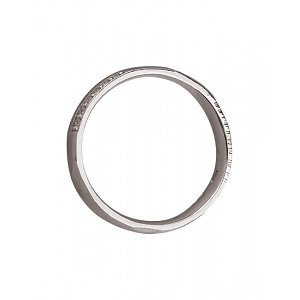 Золота обручка з діамантами (01-200365451) фотографія