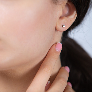 Золотые серьги  (2б_с-091) фотография