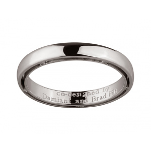 Золота обручка з діамантами (01-200023052) фотографія