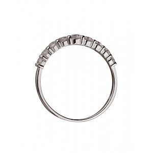 Золотое кольцо с цирконием куб. (01-200220452) фотография