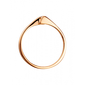 Золотое кольцо с бриллиантом (01-200447852) фотография