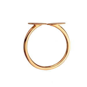 Золотое кольцо с цирконием куб. (01-200542752) фотография