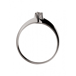 Золотое кольцо с бриллиантом (01-200602952) фотография