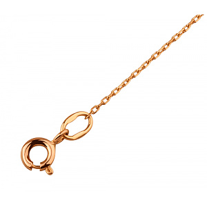 Золоте кольє з фіанітом (цирконієм куб.) (01-200845152) фотографія