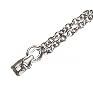 Золоте кольє з діамантами (01-18705253) фотографія