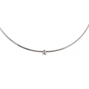 Золоте кольє з діамантом (01-200462053) фотографія