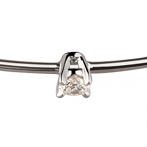 Золоте кольє з діамантом (01-200462053) фотографія