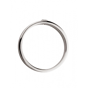 Золотое обручальное кольцо  с бриллиантом (01-200633453) фотография