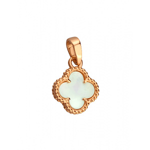 Золотий кулон з перламутром (01-200766253) фотографія