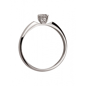 Золота каблучка з діамантом (01-200769653) фотографія