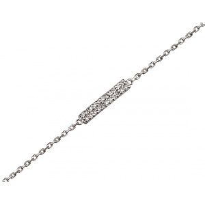 Золотой браслет с бриллиантами (01-200805853) фотография