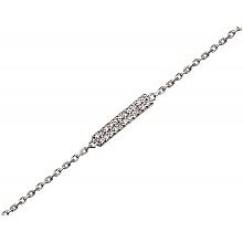 Золотой браслет с бриллиантами (01-200805853)