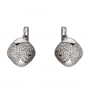 Золотые серьги с фианитами (2б_с-026) фотография