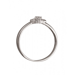 Золота каблучка з цирконієм куб. (01-200152654) фотографія