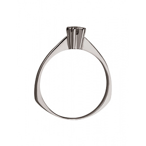 Золотое кольцо с бриллиантом (01-200237254) фотография