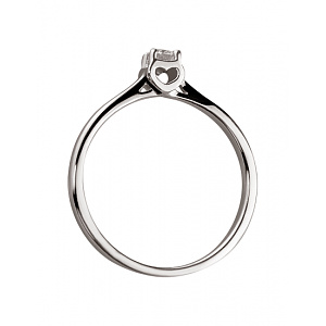 Золотое кольцо с бриллиантом (01-200465954) фотография