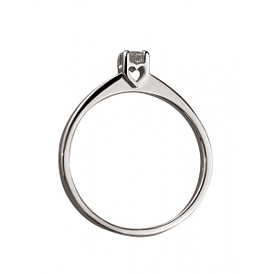 Золота каблучка з діамантом (01-200492254) фотографія