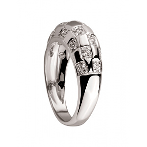 Золота каблучка з цирконієм куб. (01-200547154) фотографія