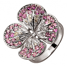 Золотое  кольцо с бриллиантами (01-200569554)