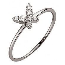 Золота каблучка з діамантами (01-200616854)