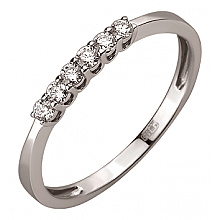 Золота каблучка з діамантами (01-200805854)