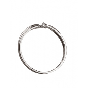 Золота каблучка з діамантом (01-200807554) фотографія