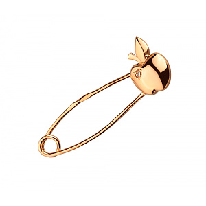 Золотая булавка с фианитом (цирконием куб.) (01-200845154) фотография