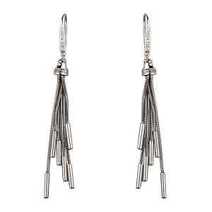 Золоті сережки з діамантами (01-18989555) фотографія