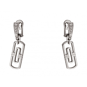 Золотые серьги с бриллиантами (01-200838355) фотография