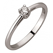 Золота каблучка з діамантом (01-200847455)