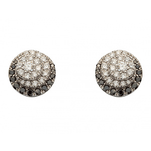 Золоті сережки з діамантами (2б_с-286) фотографія