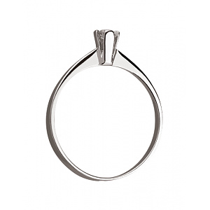 Золотое  кольцо с бриллиантом (01-200382756) фотография