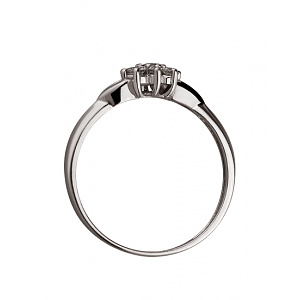 Золотое кольцо с бриллиантами (01-200408156) фотография