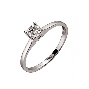 Золотое кольцо с бриллиантами (01-200473856) фотография