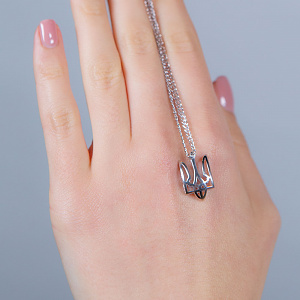 Золотий кулон з діамантом (2б_п-254) фотографія