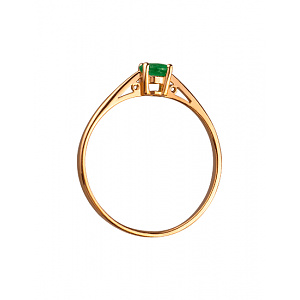 Золотое кольцо с бериллом (01-200323757) фотография