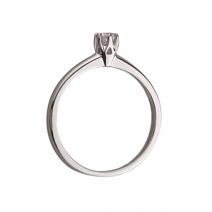 Золотое кольцо с бриллиантом (01-200530757) фотография