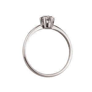 Золотое кольцо с бриллиантами (01-200749357) фотография