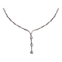 Золоте кольє з діамантами (01-200816057)