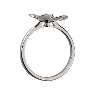 Золота каблучка з діамантом (2б_к-206) фотографія