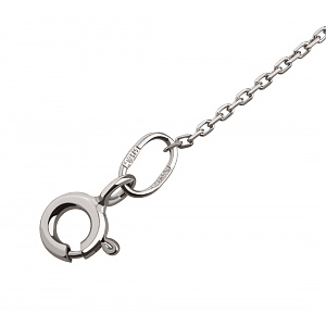 Золоте кольє з цирконієм куб. (3н083/01б) фотографія